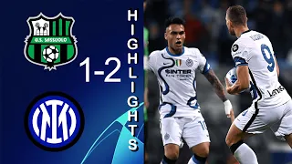 Sassuolo vs Inter 1-2 Highlights|Serie A 2021/2022