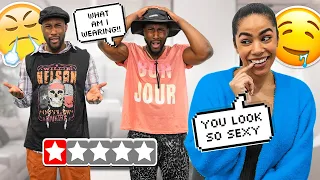 Picking SUPER UGLY Outfits For My Fiance & Acting Like I LOVE THEM *PRANK*