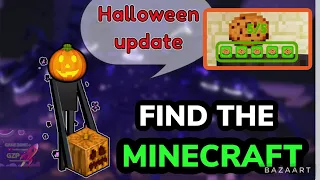 🎃 HALLOWEEN UPDATE. FIND the MINECRAFT MOBS, ALL COOKIES LOCATION. #roblox #minecraft