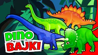 Bajki o dinozaurach po polsku | Dinozaury dla dzieci | 17 minut