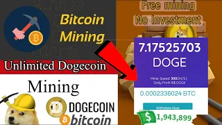 How To mine Dogecoin|Dogecoin MiningWebsite|FreeBitcoinminingSite|Litecoin mining|online Earning app