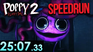 БЫСТРЫЙ СПИДРАН ПОППИ ПЛЕЙТАЙМ 2 ГЛАВА! ЗА 25 МИНУТ! Прохождение Poppy Playtime Chapter 2 Speedrun