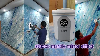 royale play stucco mirror design | stucco marble effect