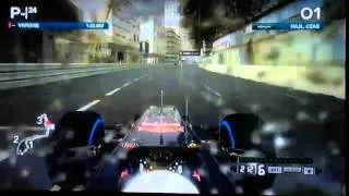 F1 2012 PS3,Monaco wet,three settings,GP Mode STR