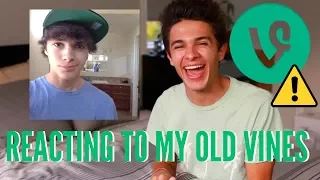 Reacting to my Old Vines!! | Brent rivera