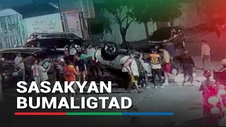 2 sasakyan nagbanggaan; babae sugatan | ABS-CBN News