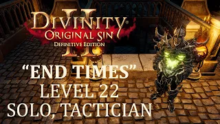 Divinity OS 2 DE - Fane, Hand of The Devourer in "End Times" (Level 22, Solo, Tactician)