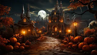 Autumn Halloween Ambience with Spooky Music 🎃 Halloween Ambience Music | Spooky Music