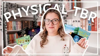 My Updated Physical TBR| all the unread books on my shelves