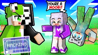 I Pretended to be a NOOB in Minecraft, Then revealed my HACKS!