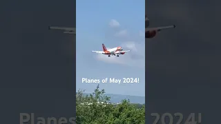 Planes of May 2024! #aviation #planespotting #may2024 #belfast #airlines #shortsvideo #shorts