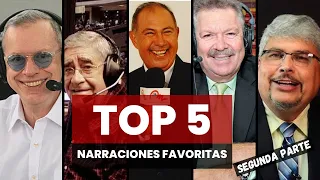 Mis CINCO NARRACIONES FAVORITAS  segunda parte