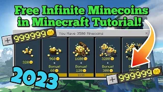 How To Get *FREE* Infinite Minecoins in Minecraft 2023! (UPDATED 1.20 Tutorial) [Java, PE]