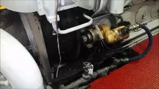 D-Ratio Ingersoll Rand ST1000 air starter on an EMD 16-645 engine