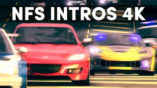 Need for Speed Intros Upscaled to 4K