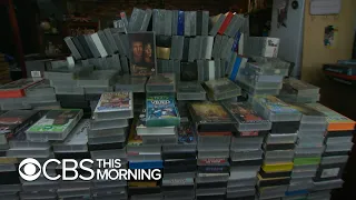 VHS tape shop in U.K. sparks nostalgia as video rental chains close their doors