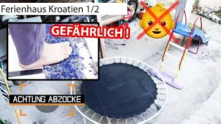 Unverantwortlich und NICHT Kindersicher ! Von Scherben übersäter Spielplatz