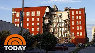 Search for survivors underway in Iowa apartment building collapse