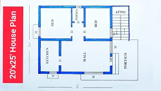 20 x 25 House Plan II 500 Sqft House Design II Home Design Decore