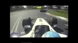 F1 2007 - Australian Grand Prix - Crash David Coulthard-Alexander Wurz