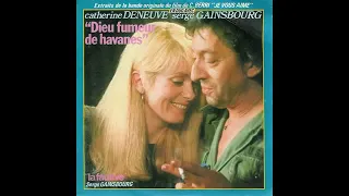 1980 Serge Gainsbourg et Catherine Deneuve  Dieu Fumeur de Havanes