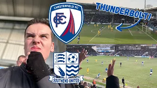 CHESTERFIELD VS SOUTHEND|3-0|OUT OF PRACTISE BLUES FALL TO RAMPANT SPIREITES!!