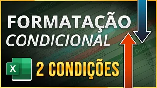 FORMATAÇÃO CONDICIONAL EXCEL com 2 CONDIÇÕES - AULA COMPLETA - Alterar Cor da Célula AUTOMÁTICO