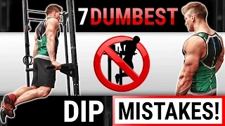 7 Dumbest Tricep Dip Mistakes Sabotaging Your Triceps Growth! | STOP DOING THESE!