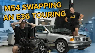 M54 Swapping an E36 Touring - Euro Spec BMW