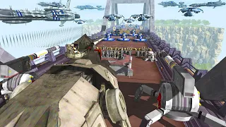 Largest BRIDGE DEFENSE of the Clone Wars! - Men of War: Star Wars Mod