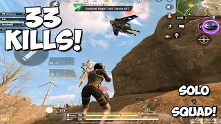 Insane 33 Kills Solo v Squad Gameplay Call of Duty Mobile!