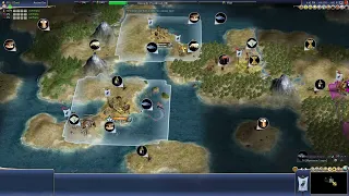 Let's Play Civ IV Rhye's and Fall - Dawn of Civilization as the Greeks (Historic Victory) Part 1