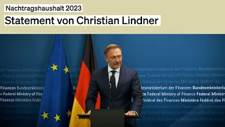 Nachtragshaushalt 2023 – Statement von Christian Lindner