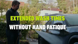 Zero-Force pressure gun - extended wash times without hand fatigue | AVA of Norway