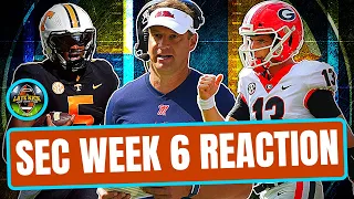 SEC Week 6 Reaction: UGA-AU + LSU-UK + ARK-OM + SC-UT (Late Kick Cut)