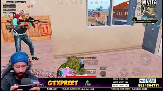 I killed @GtxPreet and see his reaction #bgmi #pubgmobile #bgmishorts