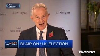 Tony Blair: Johnson will claim mandate to deliver Brexit if he wins | Squawk Box Europe