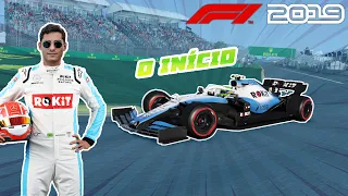 F1 2019 - Modo Carreira 1ª Temporada - O início com a WILLIAMS - Capítulo 1