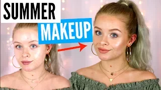 5 PRODUCT FACE!? EASY NATURAL SUMMER/HOLIDAY MAKEUP! | sophdoesnails