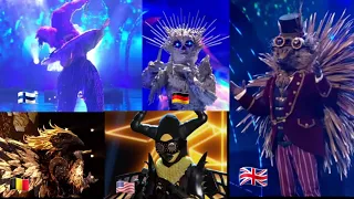 Masked Singer Chandelier by Sia in Different countries. Who is your favorite?