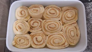 Cinnamon rolls recipe // school lunch prep with me #rolls #recipe #viralfeed