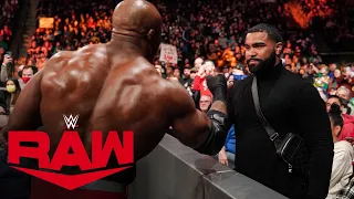 Bobby Lashley shows respect to Olympic Gold Medalist Gable Steveson: Raw, Dec. 13, 2021