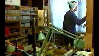 In Beksiński's atelier, 1989