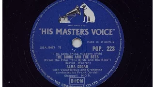 Alma Cogan 'The Birds And The Bees'   1956 78 rpm