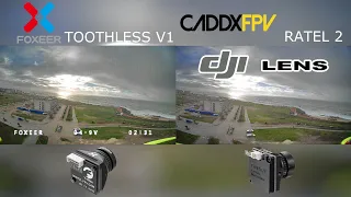 Caddx Ratel 2 (DJI Lens) Vs Foxeer ToothLess V1 - Side By Side Comparison