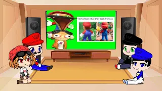 MarioSonic and SMG4 Crew React to SMG4: Nintendo Memes 11