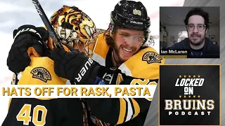 David Pastrnak Delivers on Promise to Score 3 in Tuukka Rask's Season Debut