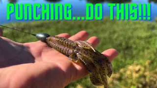 Punching for BASS - 3 Things you HAVE to do to get MORE BITES!!!