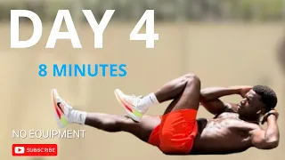 [ DAY 4 ] HOW TO LOSE WEIGHT FAST AT HOME | 8 MINUTES NO REPEAT & NO EQUIPMENT /JORDAN BREJENEV HALL