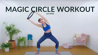Pilates Ring Full Body Workout | 25 Minute Standing Pilates Routine to Tone Inner thighs and Arms